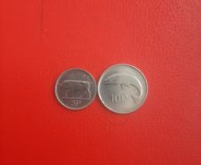 1996 Irish 5p and 10p