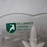 SALE!  KILLARNEY CRYSTAL Small Footed Bowl with 22 carat gold finishing Image 6