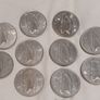 10 Irish 10pence coins Image 2