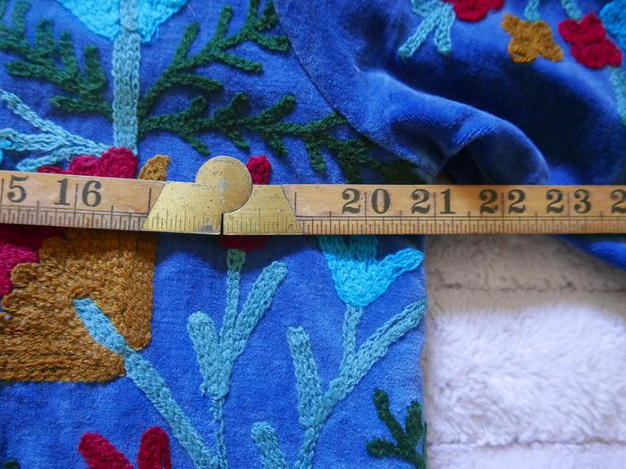 Velvet embroidered jacket size L