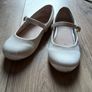 Ivory Satin Girls shoes Image 5