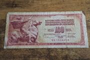Yugoslavia, 100 Dinara 1978 banknote, circulated - free standard postage