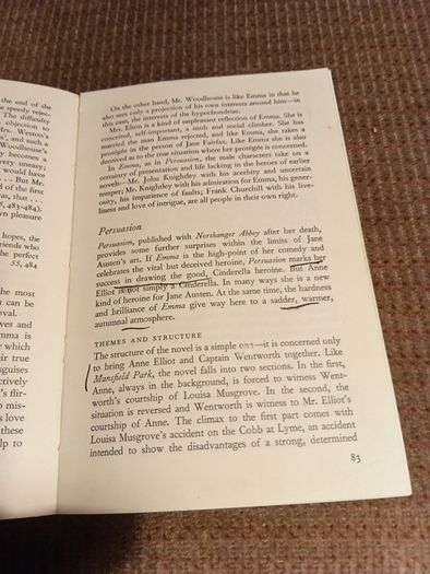 1971 Jane Austen. Literature in Perspective. Norman Sherry. Vintage.