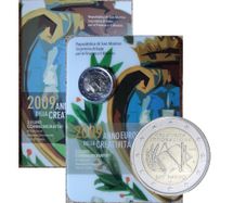 San Marino 2 Euro Brilliant Uncirculated Coin 2009 - Creativity and Innovation - 2 Euro Commemorative Coin