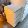 IKEA Malm White Chest of Drawers 1 Large and 1 Small Image 4
