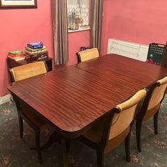 vintage table and chair