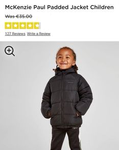 Unisex Mckenzie kids' jacket size 5-6 (worn only few times)