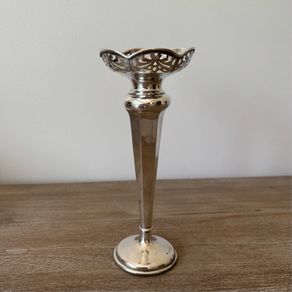 Antique Silver Posy Vase