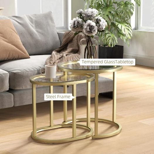 Nesting Coffee Tables Set of 2