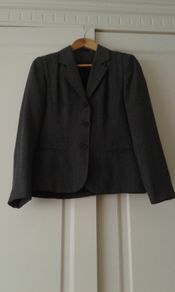 Vintage Dark Grey Skirt Suit/Business Suit.
