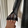 Black fishnet  long cardigan/shrug Image 3