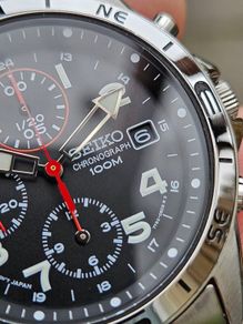 Watch Seiko Military Chronograph.