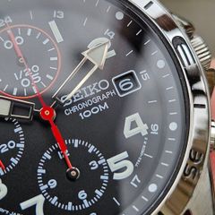 Watch Seiko Military Chronograph.