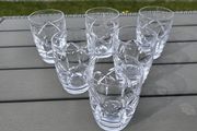 Full Set Of Vintage Waterford Crystal Large Tumblers Kerry Pattern