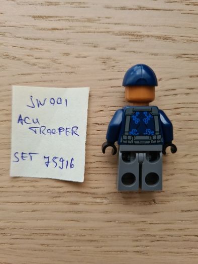 lego jw001 ACU trooper, set 75916 jurassic world
