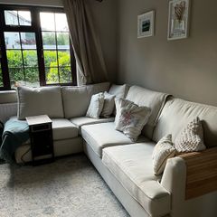 BRAND NEW cream corner sofa