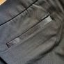 BNWT - Diesel Side-stripe pleat-front Black trouser Image 2