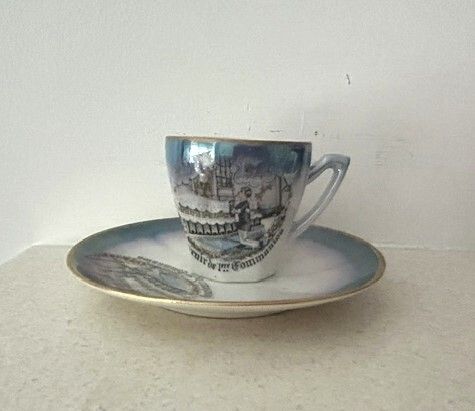 Vintage Mid-Century Communion Cup & Saucer