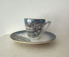 Vintage Mid-Century Communion Cup & Saucer