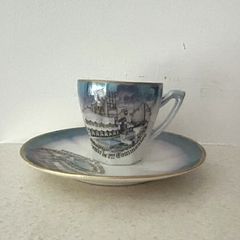 Vintage Mid-Century Communion Cup & Saucer