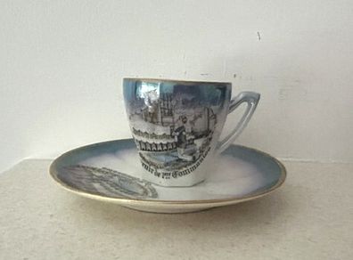 Vintage Mid-Century Communion Cup & Saucer