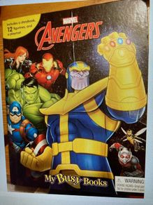Avengers (My Busy Book) plus figures.