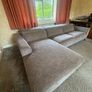 Large Grey L-Shaped Sofa with Chaise Excellent Condition Image 6