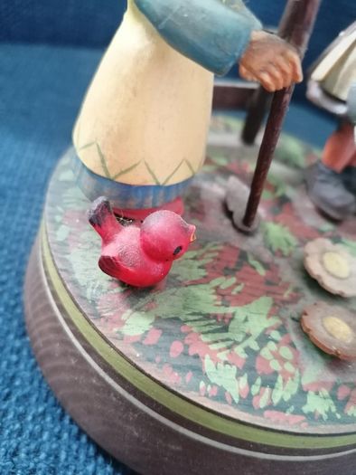 Antique ANRI Its a Small World Music Box