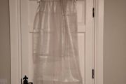 Organza Shimmery Silver Shawl