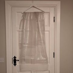 Organza Shimmery Silver Shawl