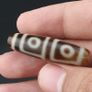 Antique Himalayan Tibetan 4 Eyes Agate Dzi Bead Amulet Image 5