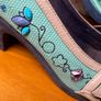 Miss L-Fire Ladies Gem Stone Decorated High Heels UK5 EUR38 Image 4
