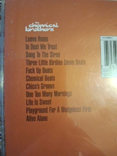 CD The chemical brothers exit planet dust