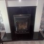 Marble fireplace with Insert stove Image 2
