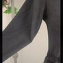 dress Bnwot grey long sleeve midi dress with contrast fabric base size European 36 Image 5