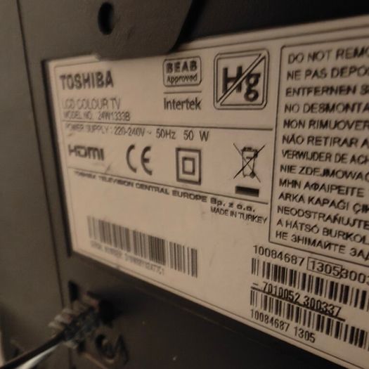 Toshiba Tv and monitor