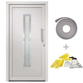 Front Door White 98x200 cm