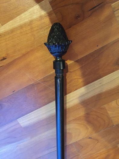Curtain poles