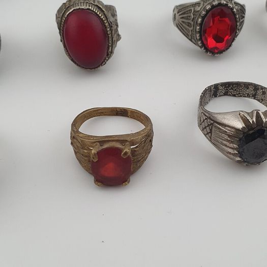 15 Old Brass Rings Traditional Mixed Design Collection