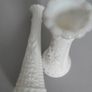 Pair of Vases - Milk Glass Image 4