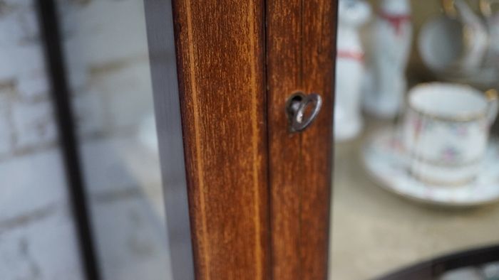 Antique Mahogany Display Cabinet
