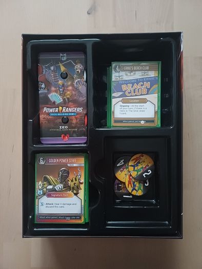 Power Rangers Zeo Deck Building Card Game 2021