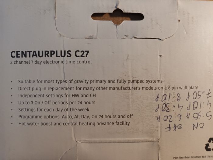 Central Heating Controller