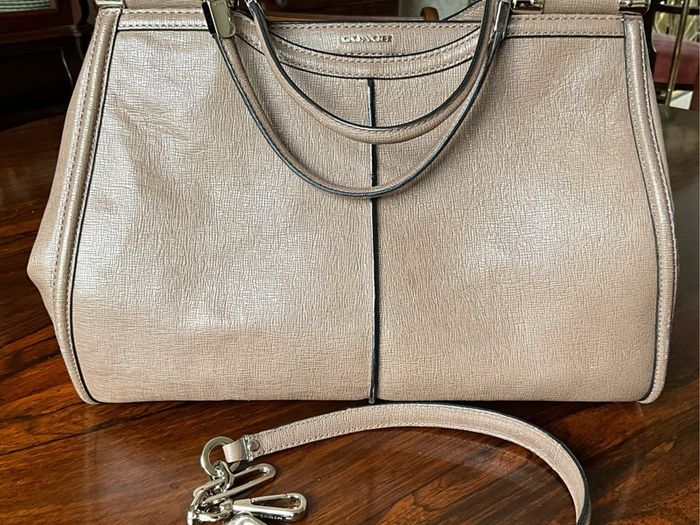 COACH  Brown Leather Satchel Handbag