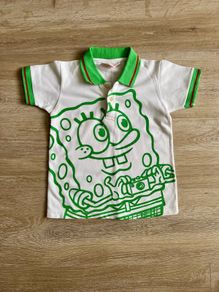 Boys Sponge Bob polo shirt 3/4