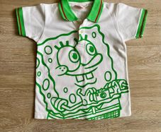 Boys Sponge Bob polo shirt 3/4