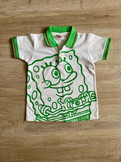 Boys Sponge Bob polo shirt 3/4