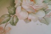 PLATE - Rose Design - Vintage