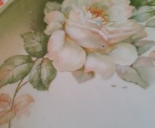 PLATE - Rose Design - Vintage