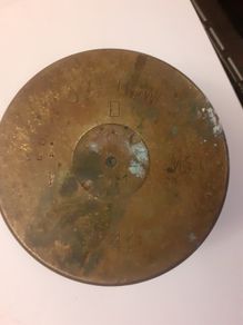 ww2 trench art ash tray 1942